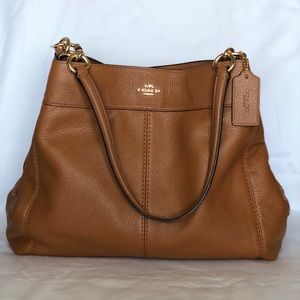 Coach Lexy Pebble Leather shoulder Bag